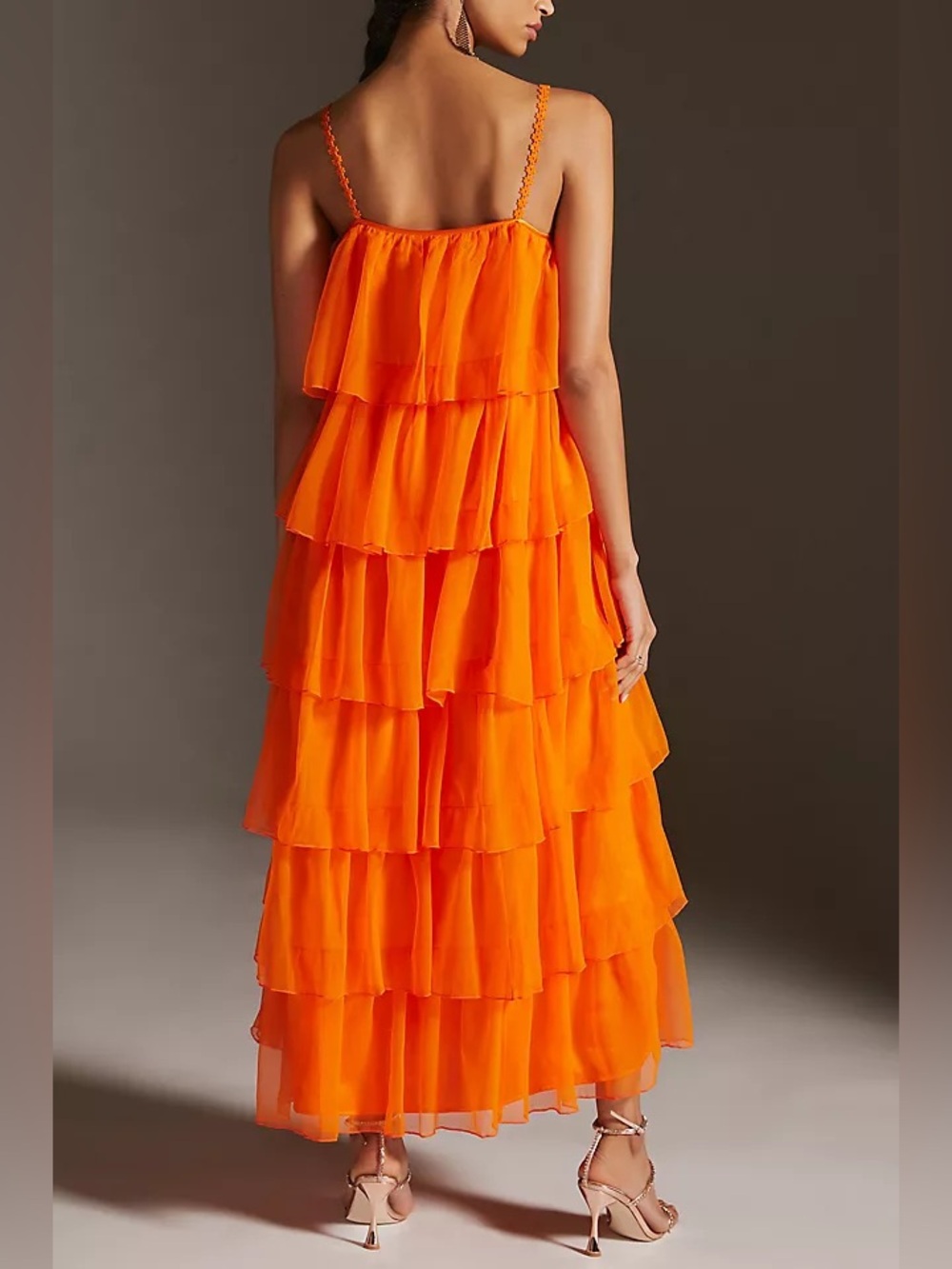 Payal Jain Tiered Tulle Maxi Dress - Picture 2 of 7